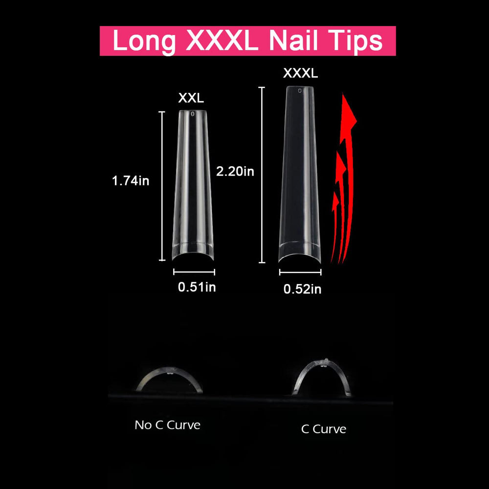 SWETIDY flattened half-cover tips for easy color application