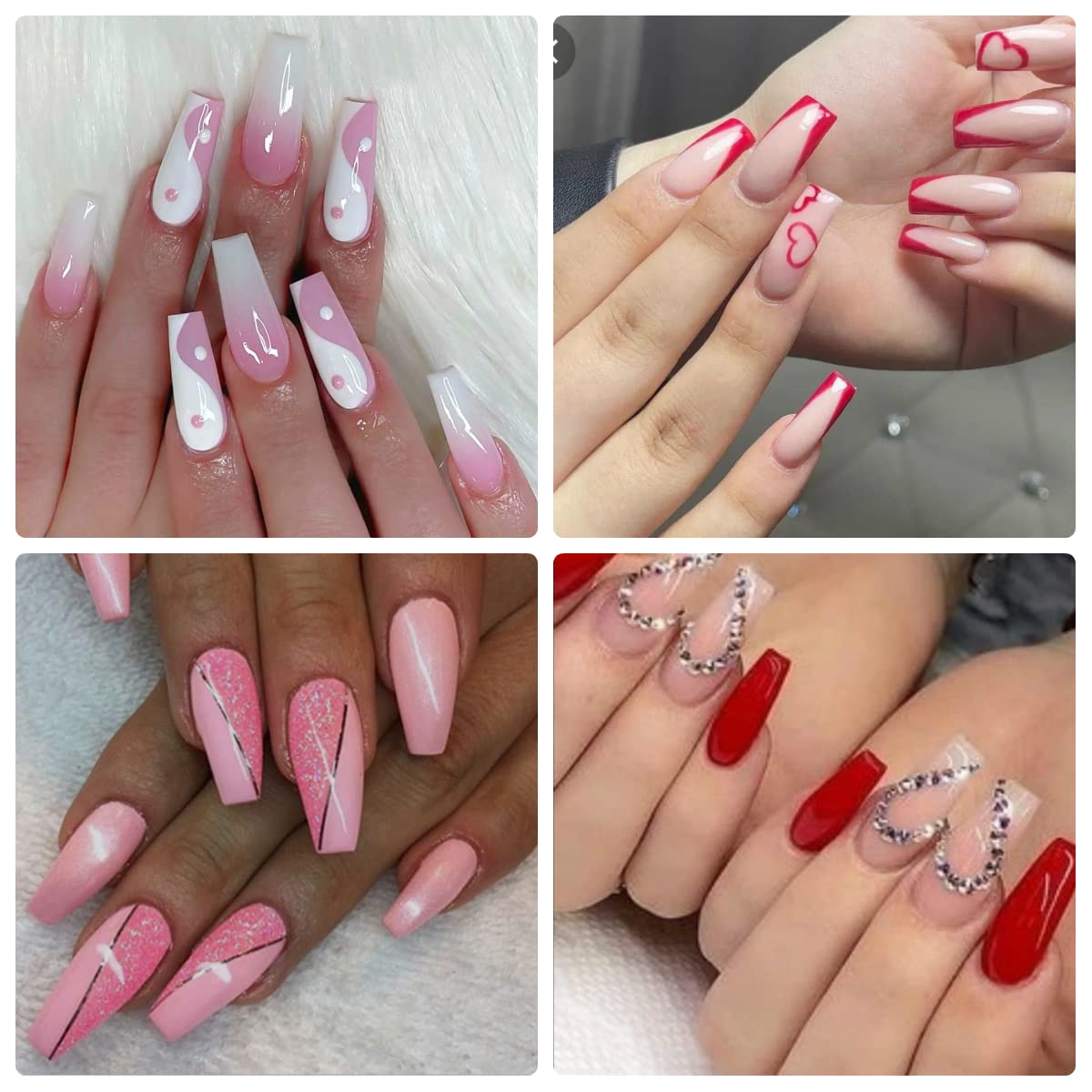 SWETIDY nail tips ideal for DIY nail art or professional salons.