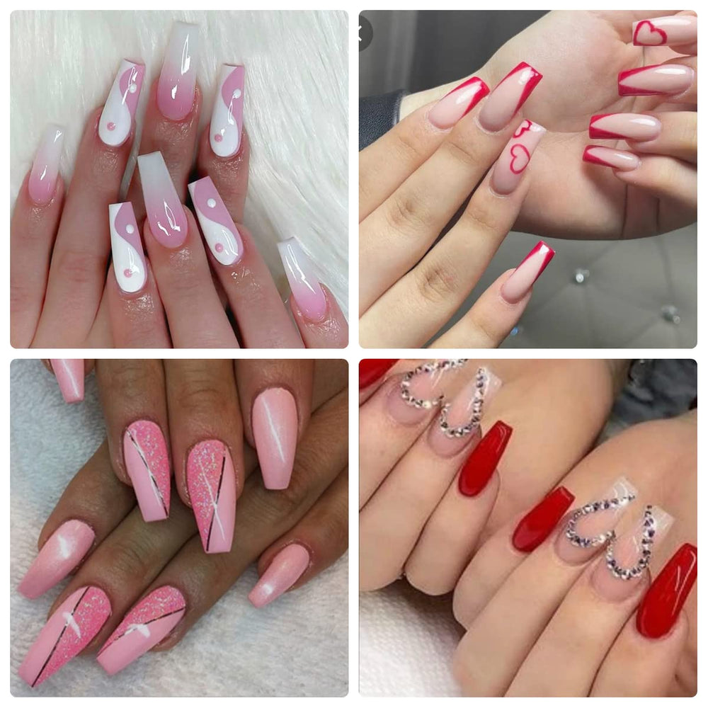 SWETIDY nail tips ideal for DIY nail art or professional salons.