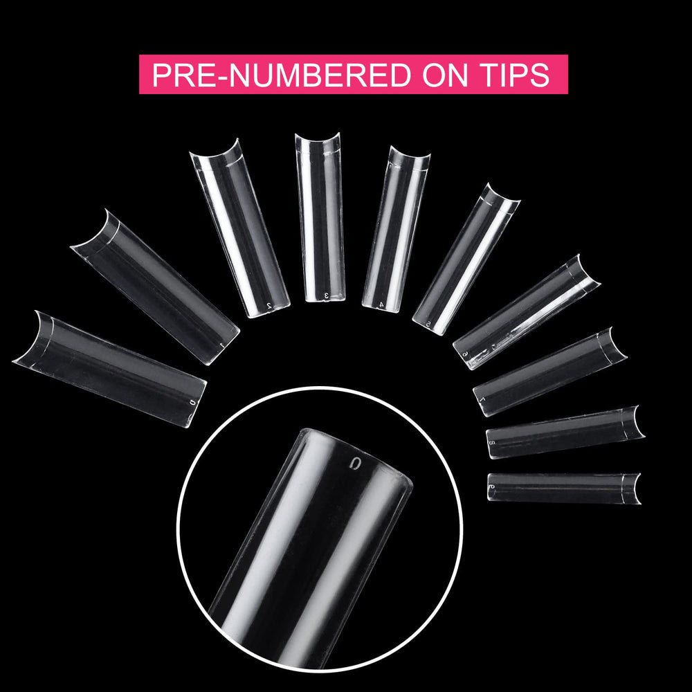 SWETIDY No C Curve tips provide flexible, safe nails for beginners
