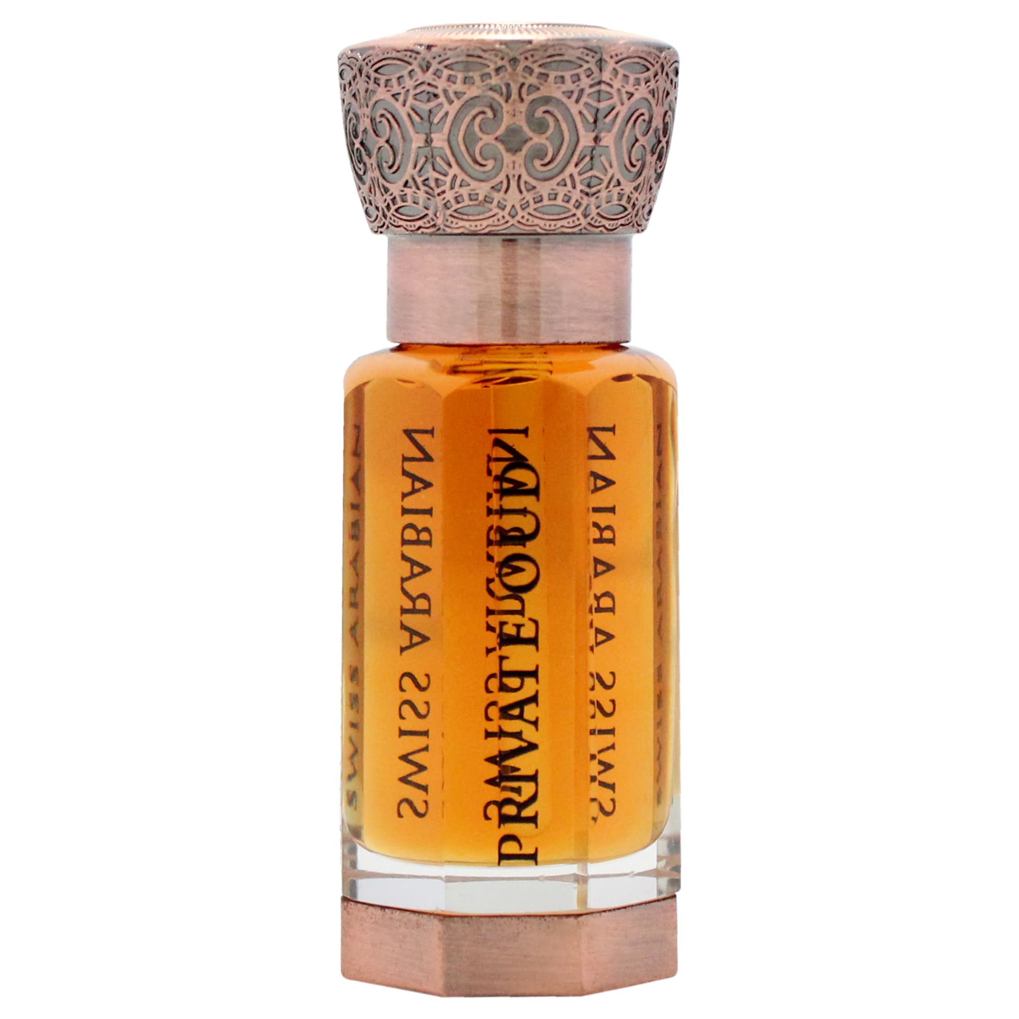 Swiss Arabian Private Oud wooden cap evokes premium artisanal perfumery for refined scent.