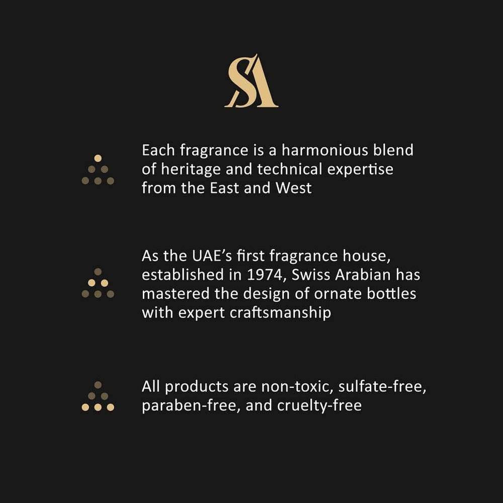 Swiss Arabian Rasheeqa rose-note detail showcases floral depth for a special-occasion scent.