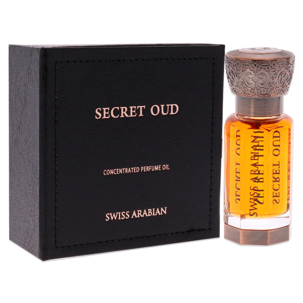 Swiss Arabian Secret Oud-vanilla-musk glow suggests smooth long-lasting finish.