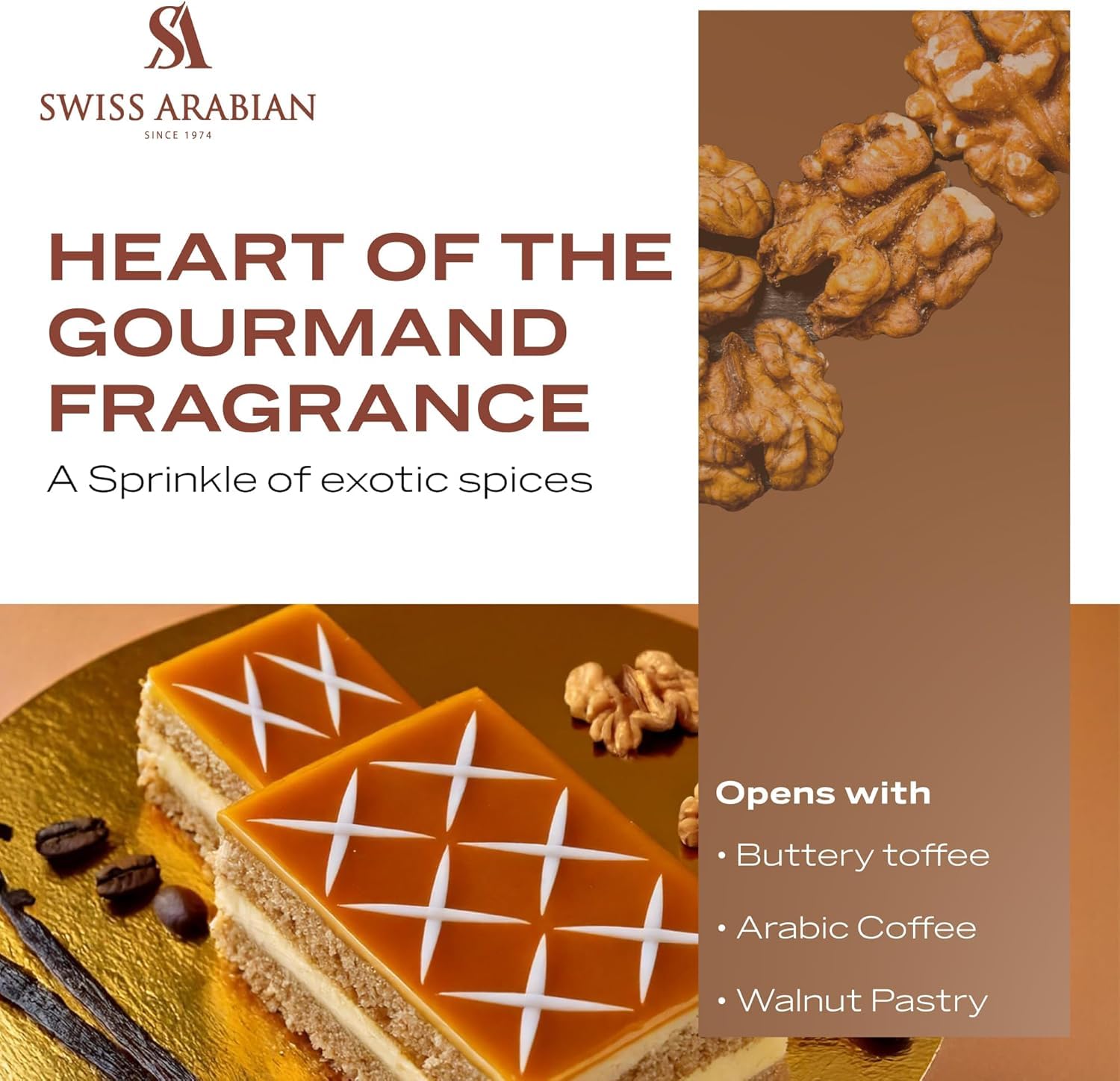 Swiss Arabian Shaghaf Vanilla Toffee daily wear setup suggests versatile day-to-night usage.