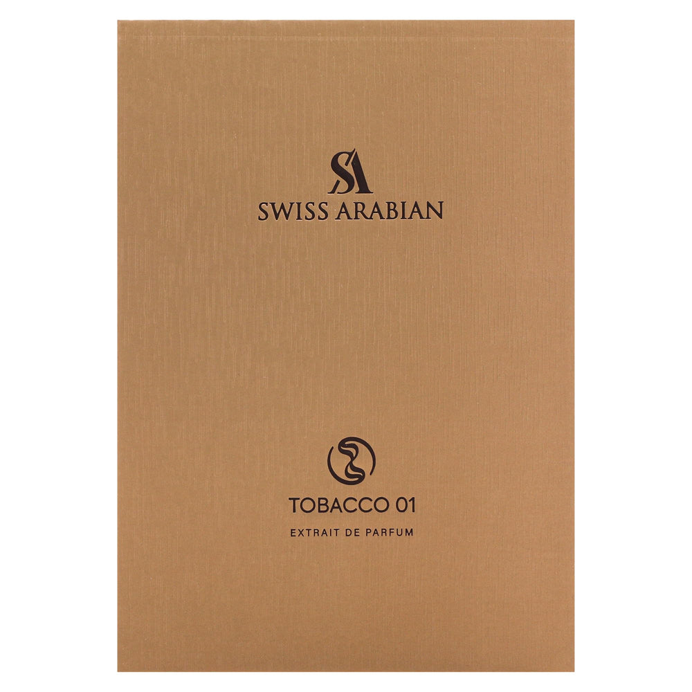 Swiss Arabian Tobacco 01 compact bottle makes luxury travel-ready for on-the-go scent rituals.