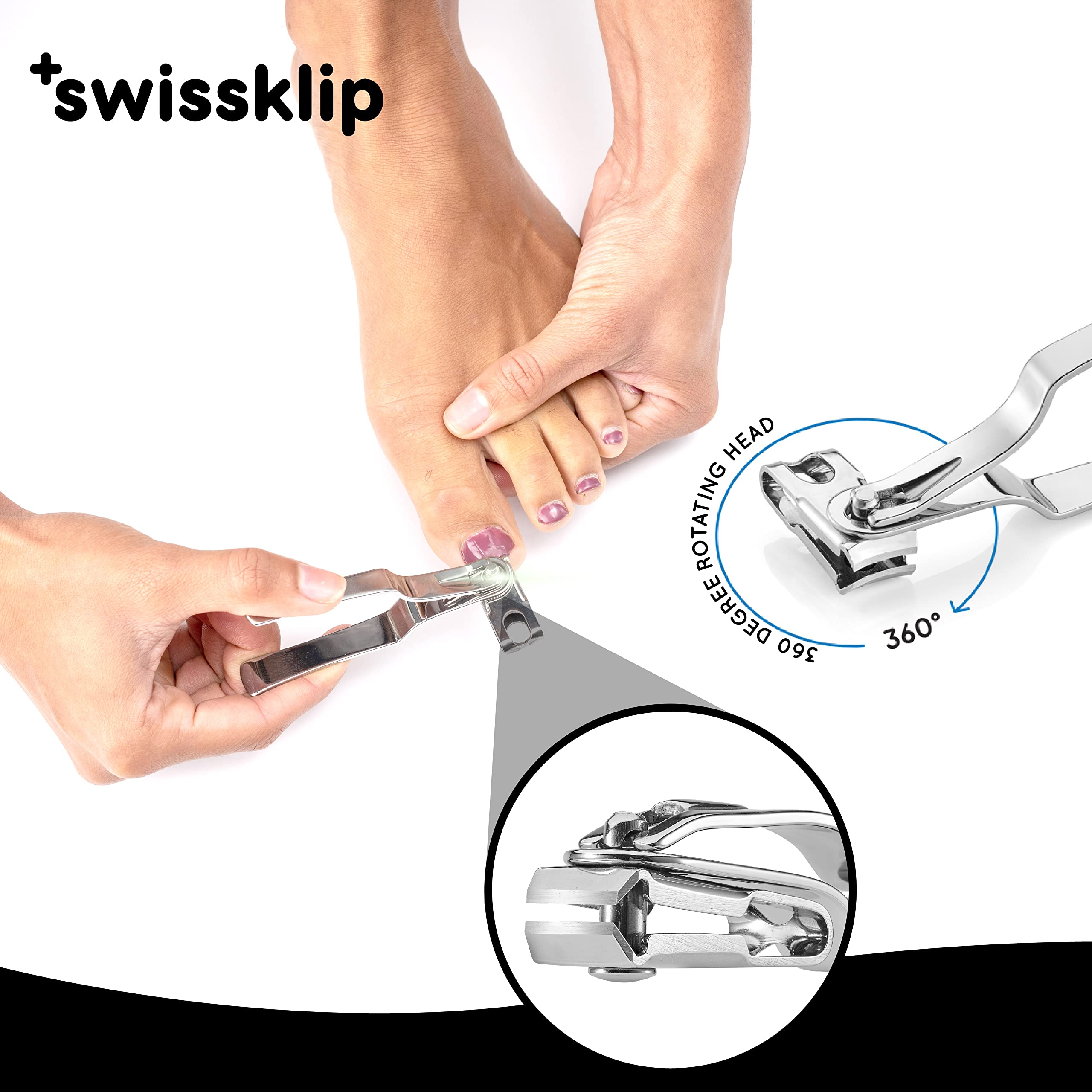 Swissker nail clippers designed in Germany with precision craftsmanship.