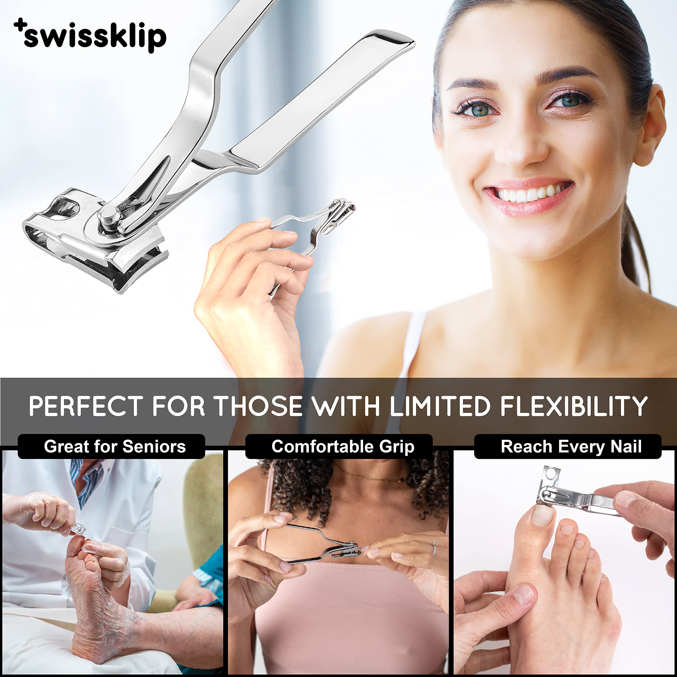 Swissker nail clippers portable and travel-ready for daily touch-ups.