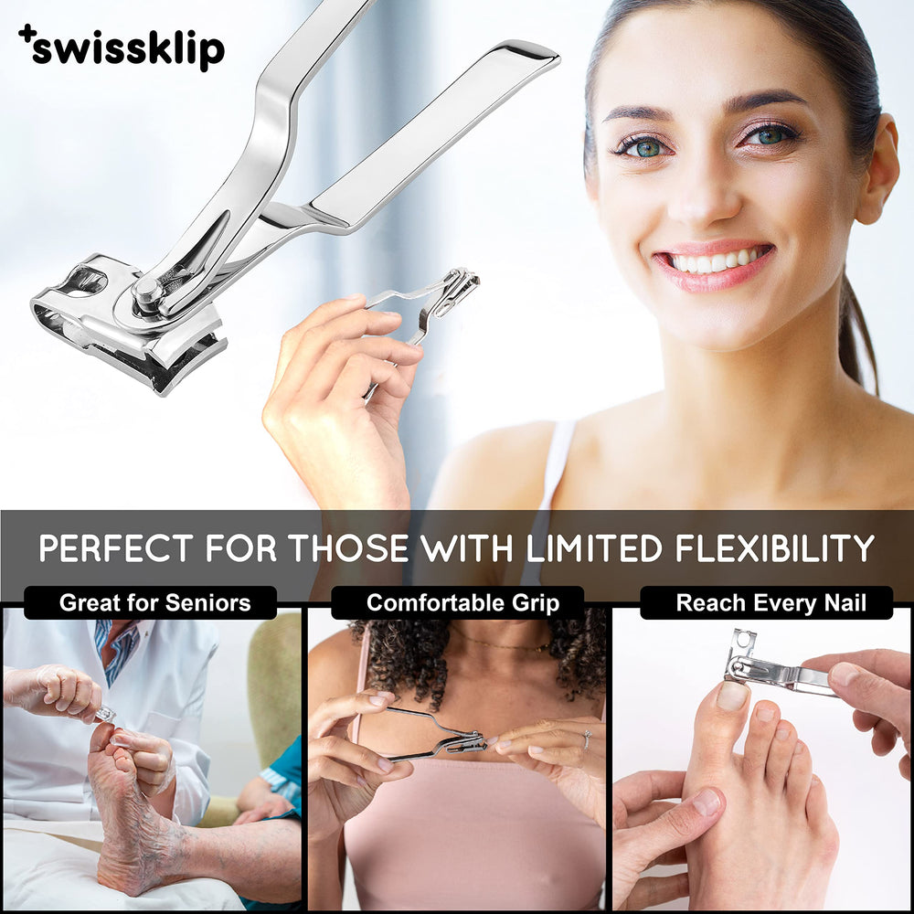 Swissker nail clippers portable and travel-ready for daily touch-ups.