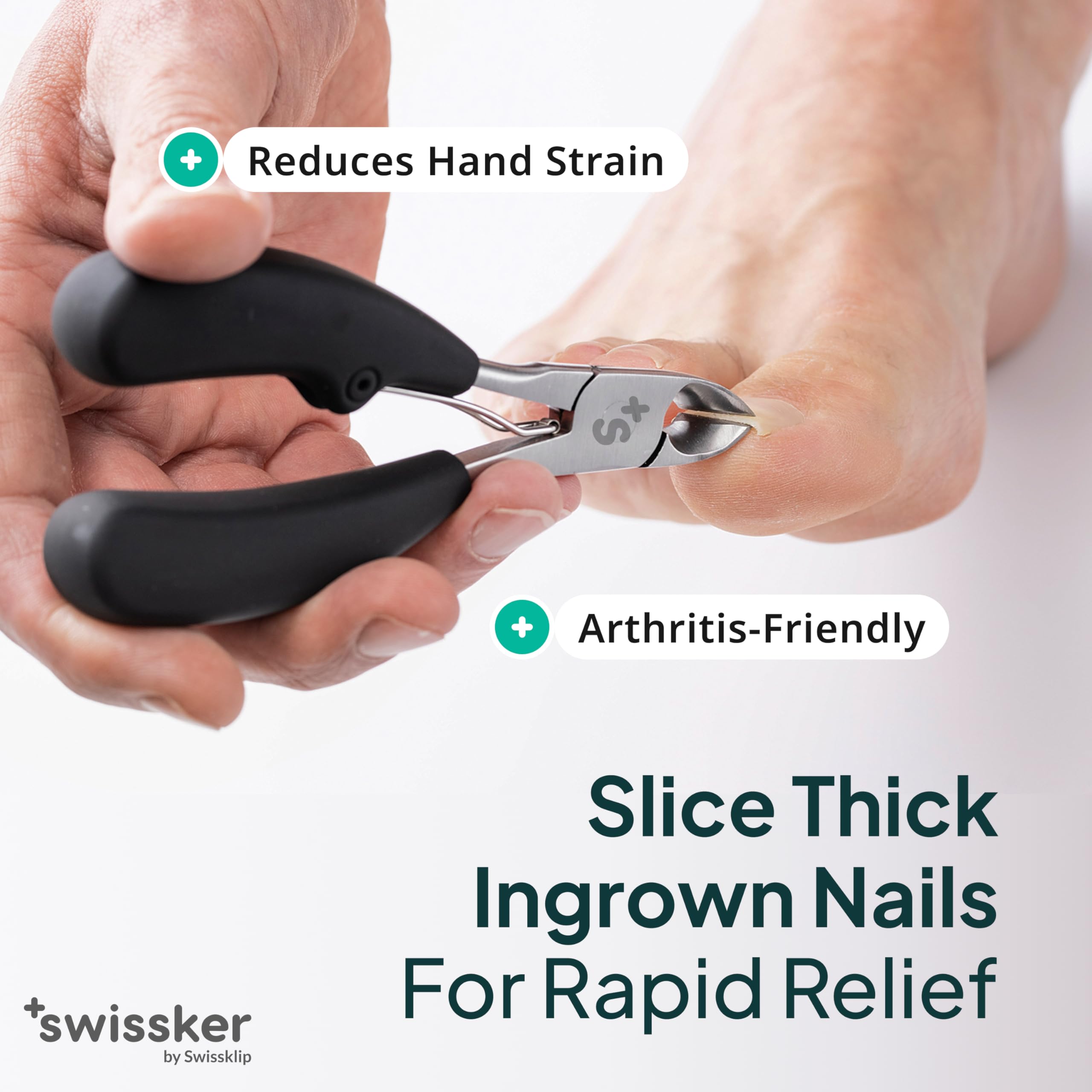 Swissker by Swissklip precise alignment ensures a clean, smooth cut.