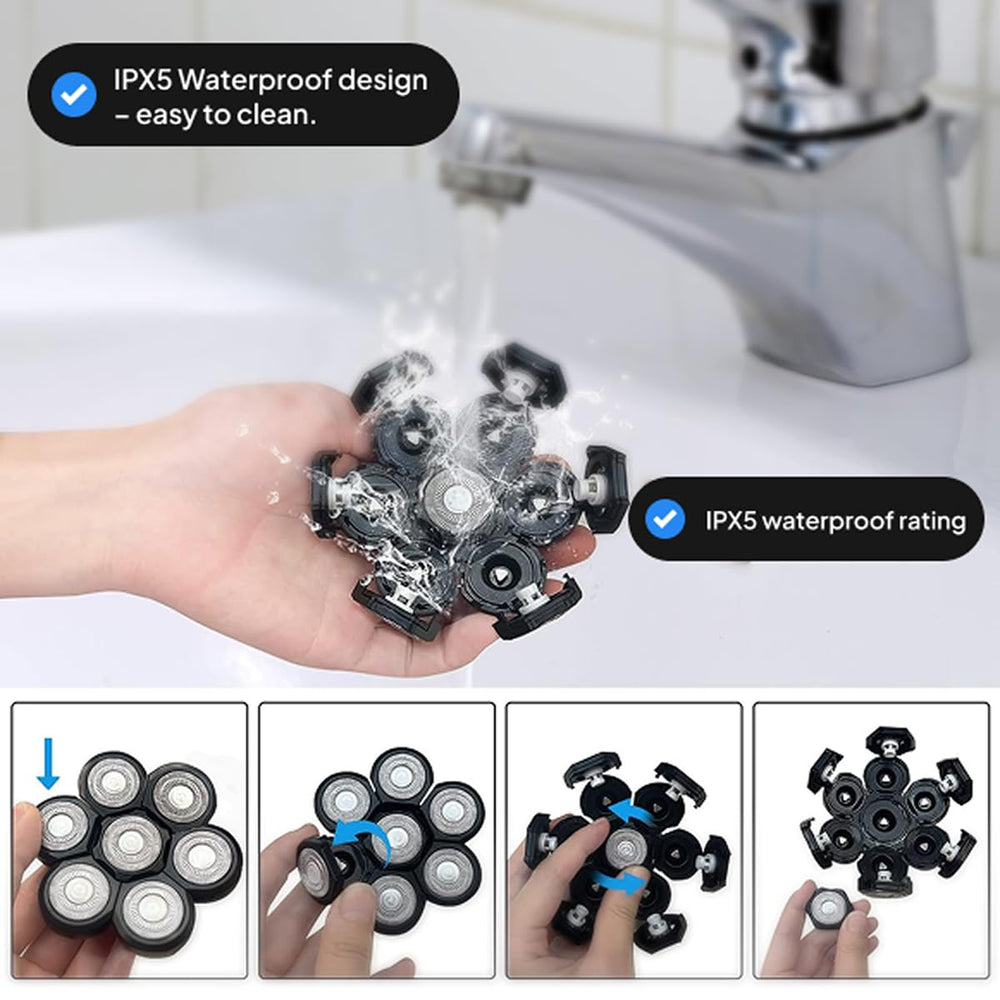 Swissker SK7 PRO hair-trapping system keeps grooming areas clean.