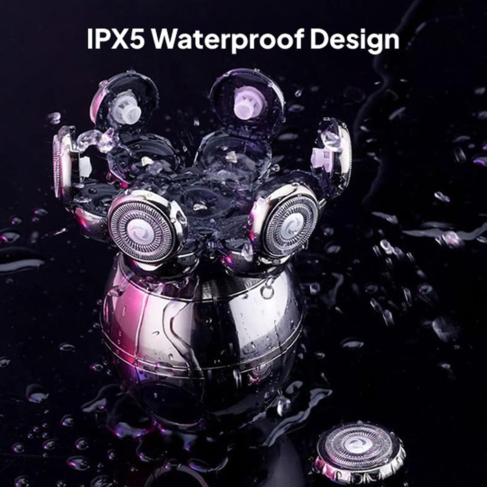 Swissker SK7 PRO rotating blade heads provide smooth, contouring performance.