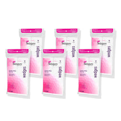 Swisspers latex-free cosmetic wedges packaging 192-count for bulk storage