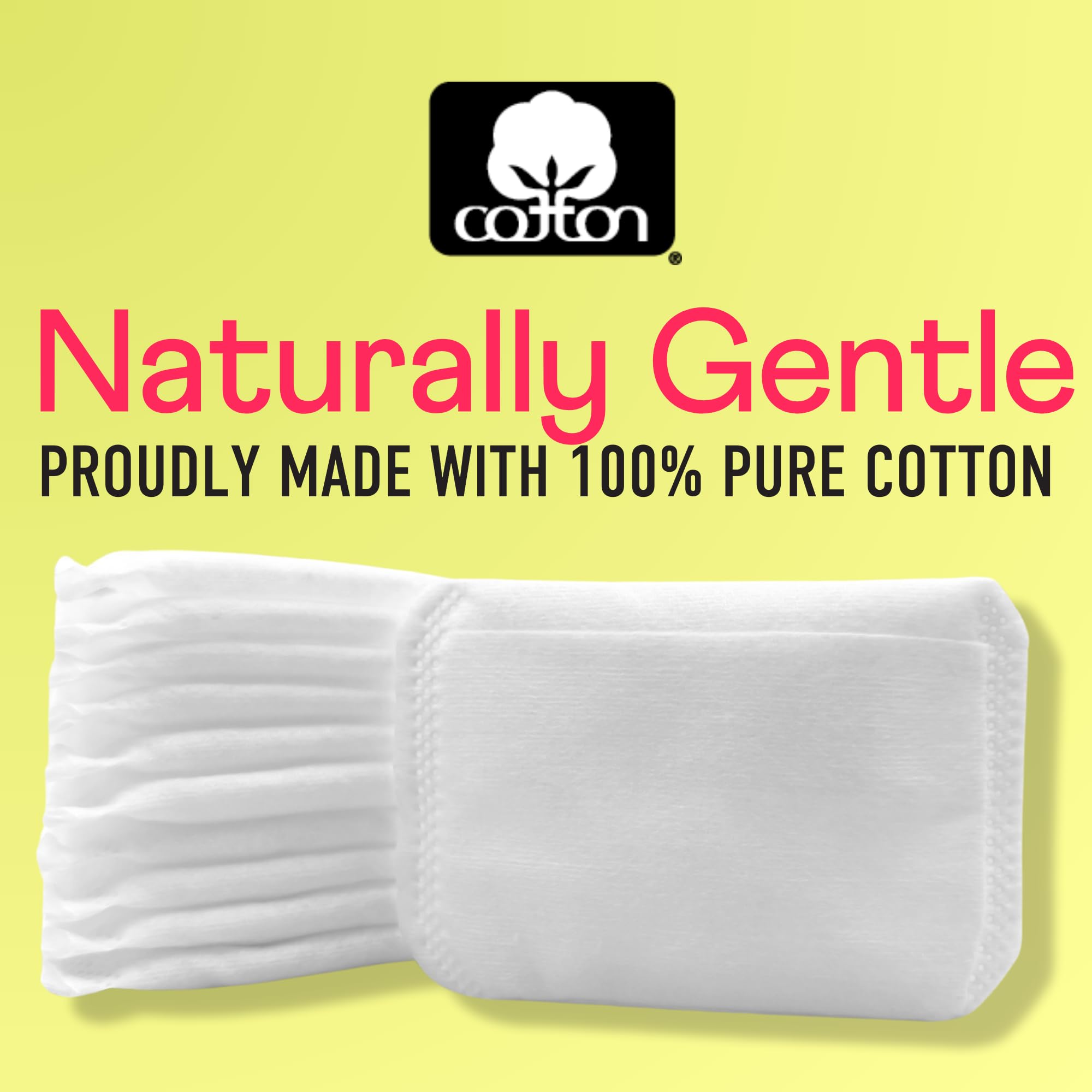 Swisspers Premium Cotton Pillows spunlace-durability ensures strong pads for repeated use.