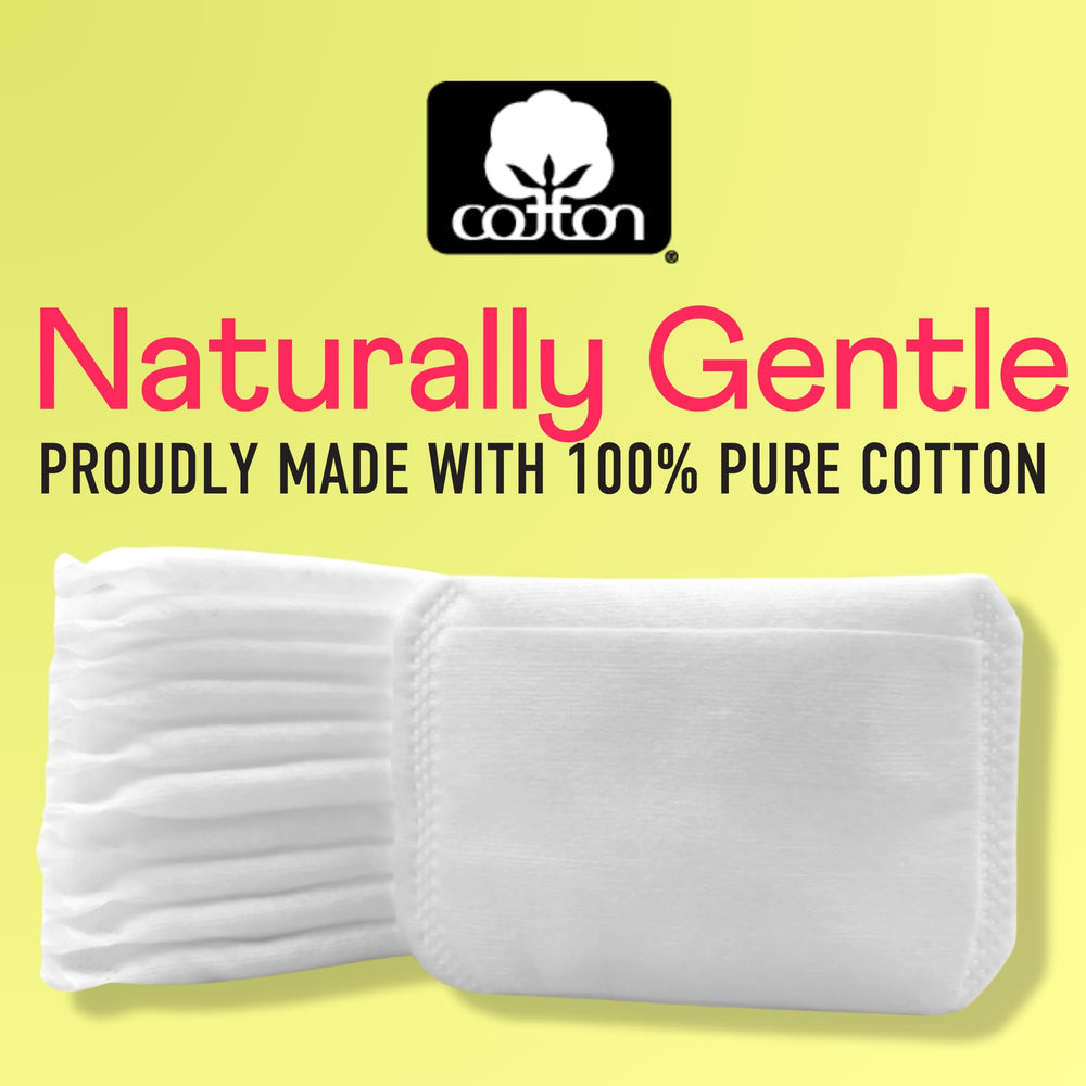 Swisspers Premium Cotton Pillows spunlace-durability ensures strong pads for repeated use.