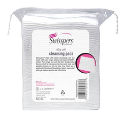 Swisspers Premium Facial Cleansing Pad ultra-soft texture supports gentle cleansing on delicate skin.