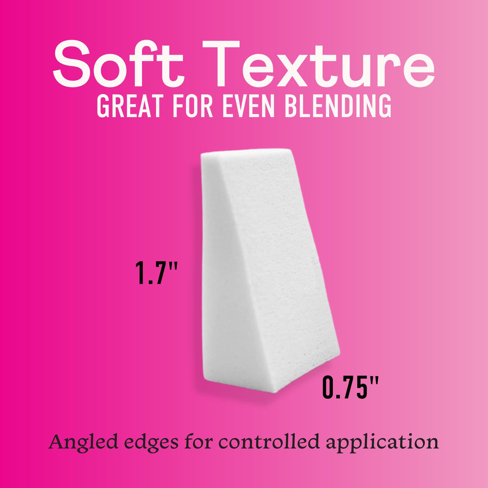 Swisspers wedges eye-nose application demonstrates versatile shaping