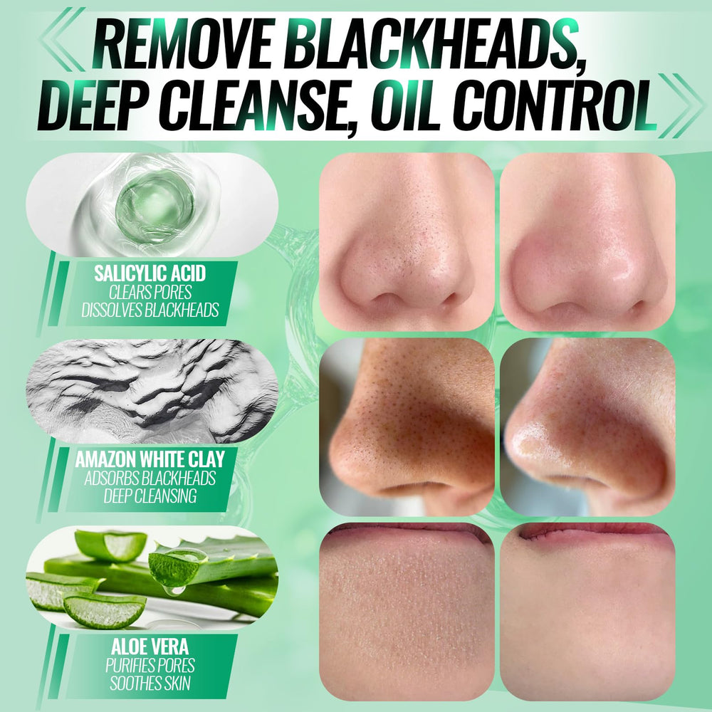SYABO 2.0 uses Amazonian white clay for pore cleansing