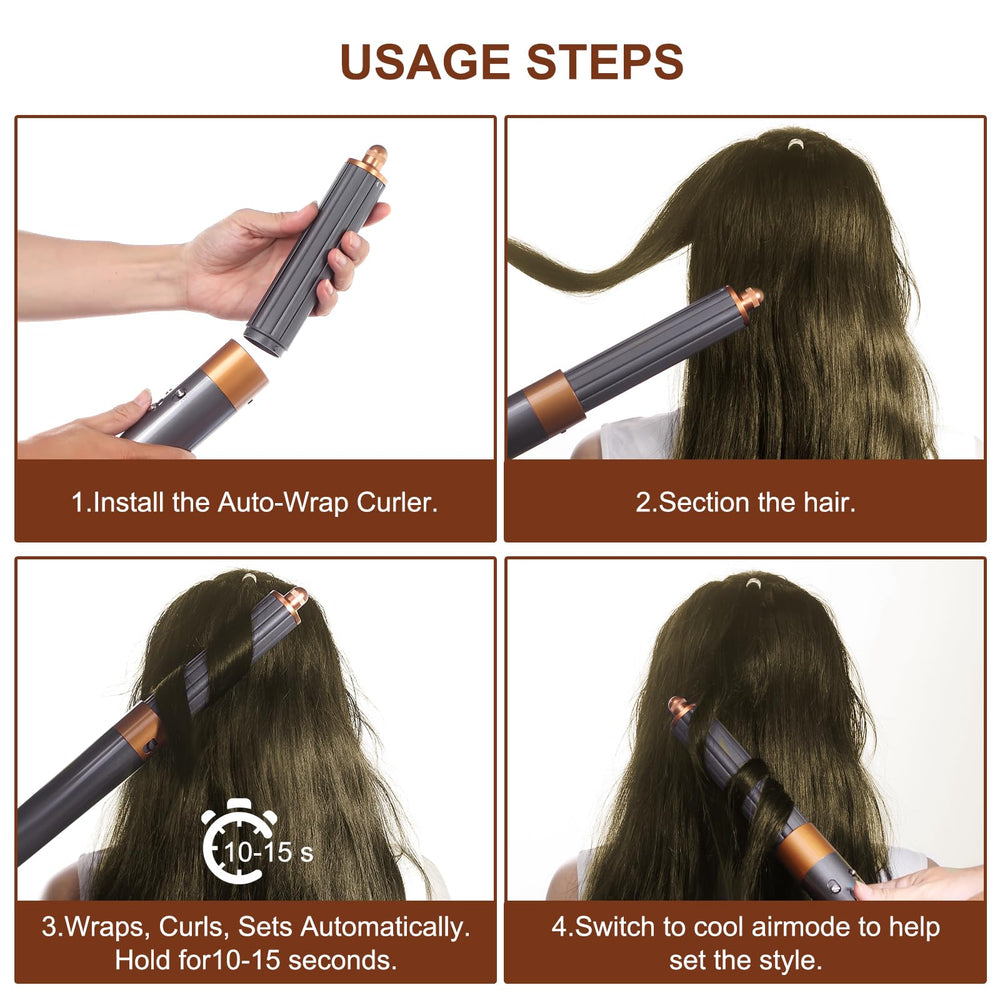 Sygbttq Dyson-compatible barrel for HS01/HS05/HS08 enables easy upgrade and results.