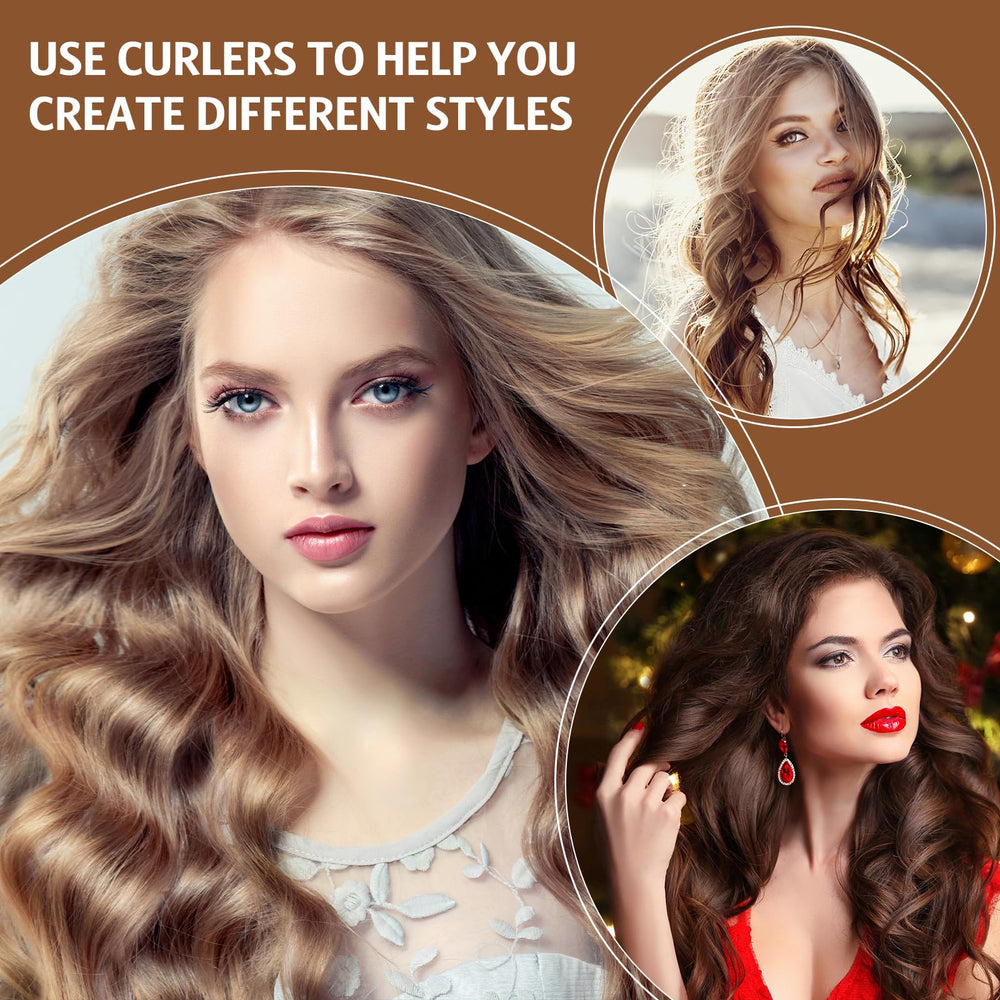 Syhood flexible hair styling rollers suitable for bangs, waves, and curls.