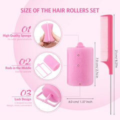 Syhood varied-diameter rollers enable different curl sizes for versatile looks.