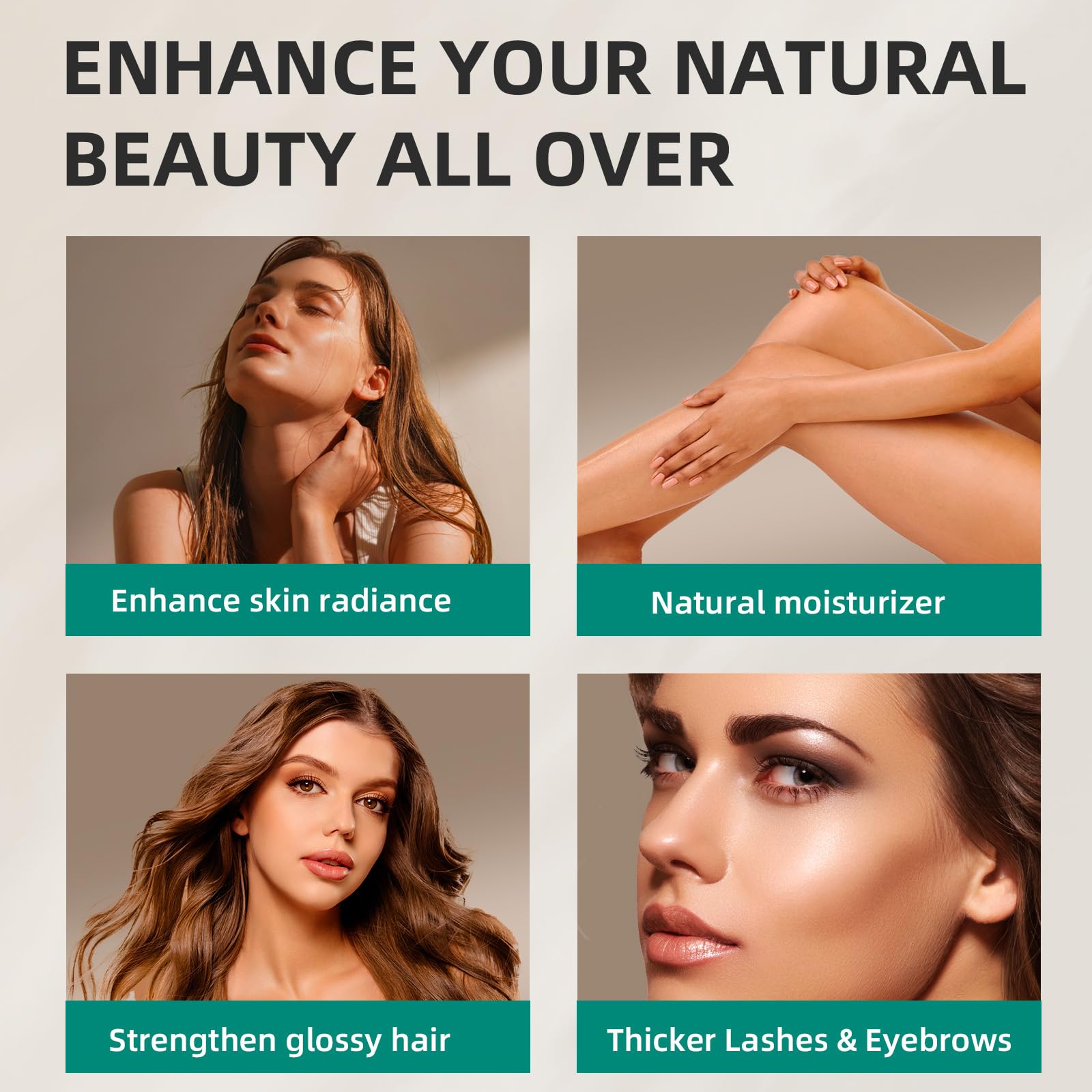 SYLVANA castor oil lashes brows nourishment promotes follicle vitality.