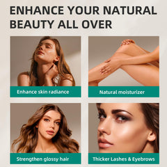 SYLVANA castor oil lashes brows nourishment promotes follicle vitality.