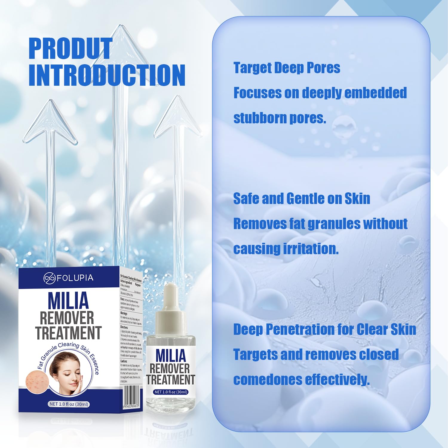 Sylvirene Milia Remover Serum fits into daily routine around eyes and nose.