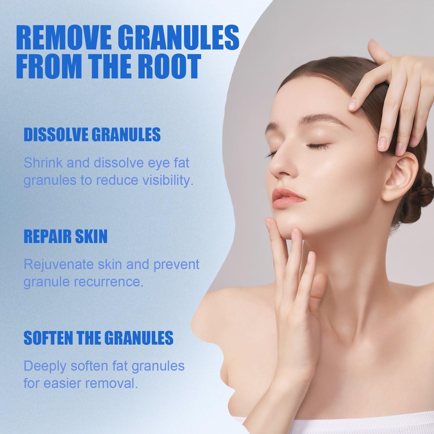 Sylvirene Milia Remover Serum non-greasy texture absorbs quickly.