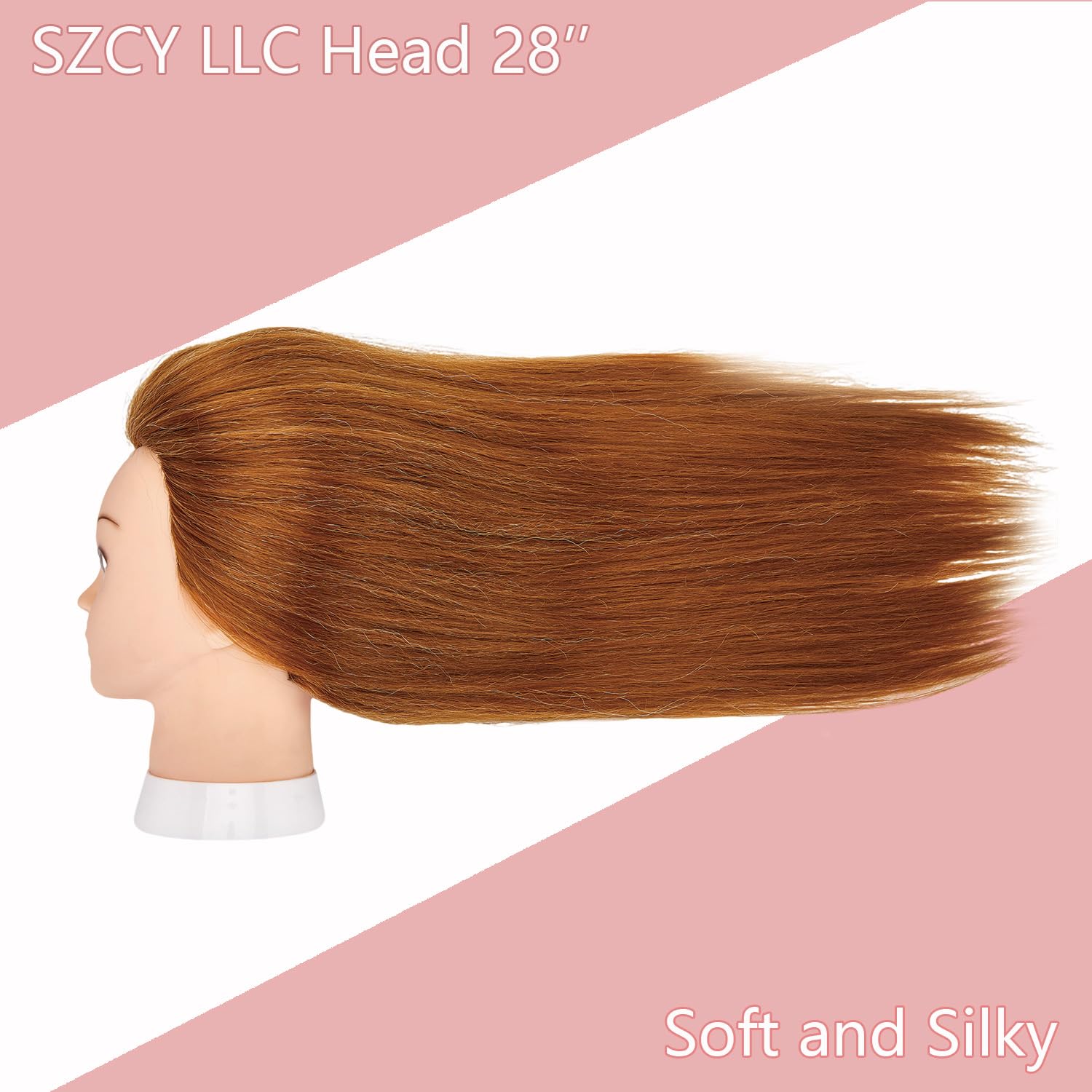 SZCY LLC 180% density thick hair for fuller training styles