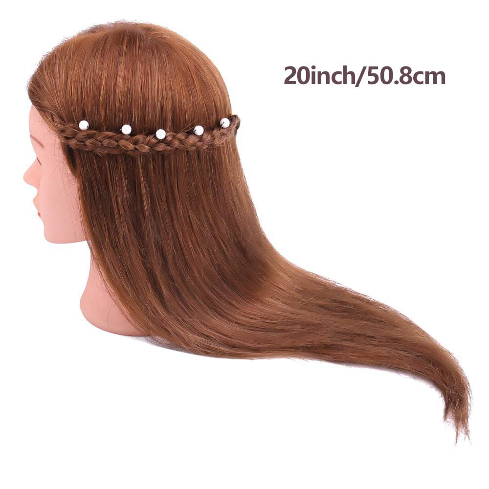 SZCY LLC mannequin head includes hair tools set supports complete styling training.