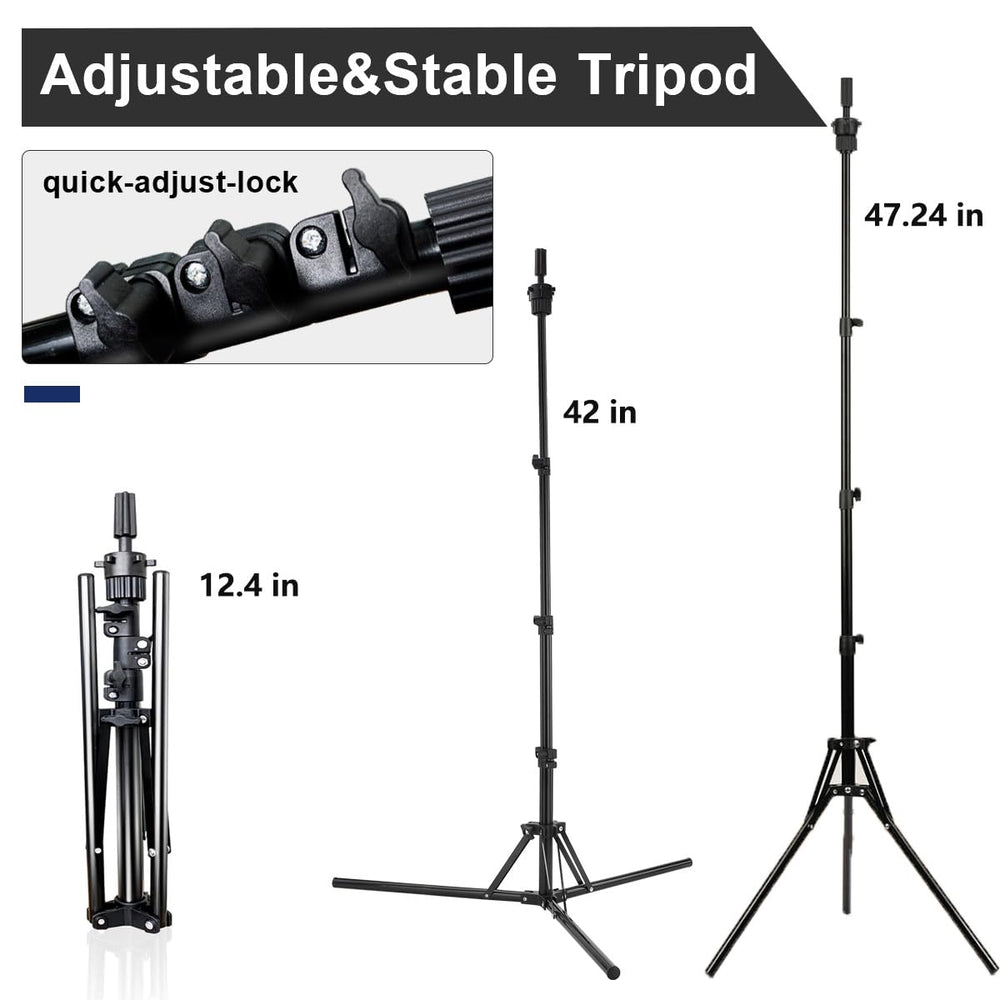 SZCY mannequin head display with clamp stand for versatile setups