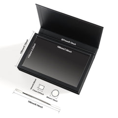 SZDYM empty magnetic palette inside displays four layers for organization