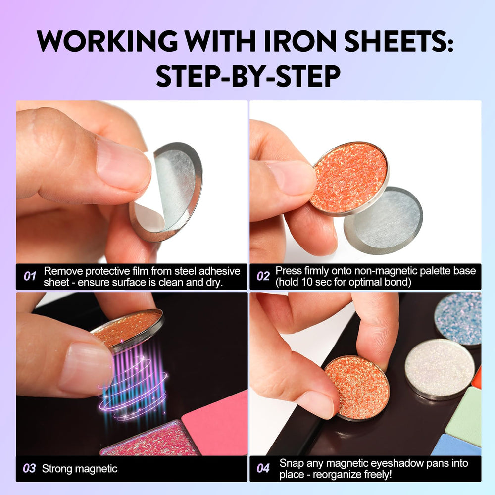 SZDYM round metal stickers 50pcs provide secure adhesion to pans