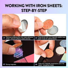 SZDYM round metal stickers 50pcs provide secure adhesion to pans