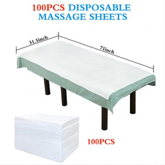 SZHZTEL one-time-use sheets ready for quick salon setup and travel use