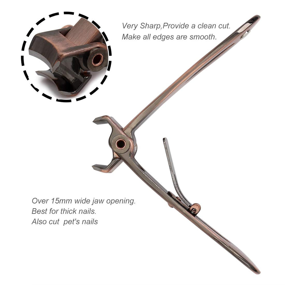 SZQHT 15mm jaw-width demonstrates ability to tackle very thick nails.