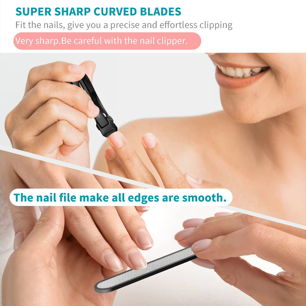 SZQHT nail clippers precision blade close-up highlighting sharpness and clean cuts