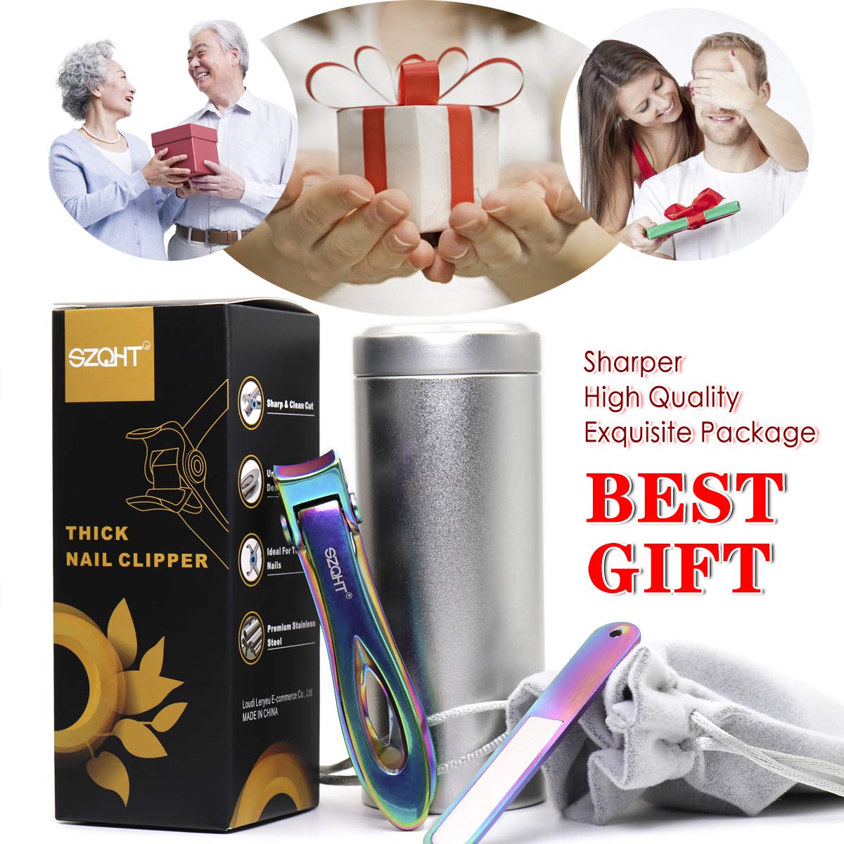 SZQHT Suitable for men, women, seniors, and even pet nails.