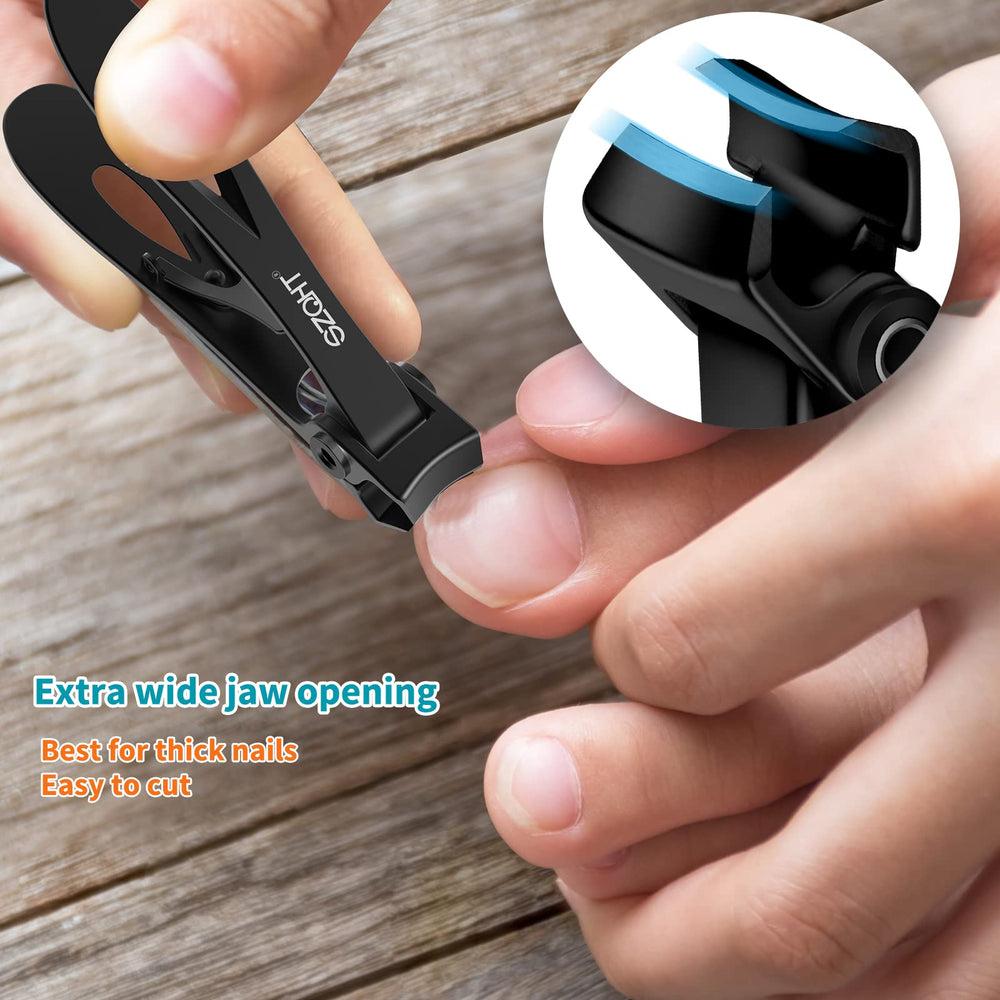 SZQHT podiatrist toenail clippers set durable stainless steel construction