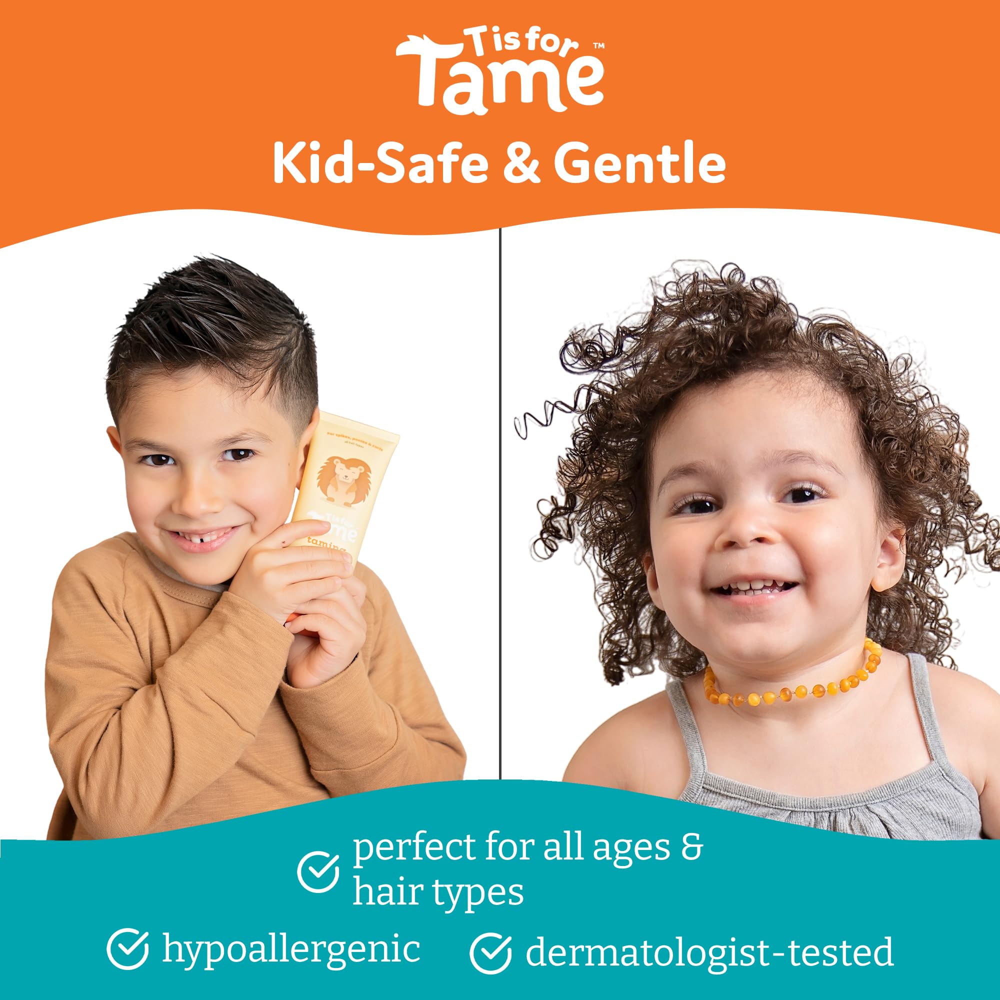 T is for Tame gel, sin parabenos ni sulfatos, opción segura para niños.