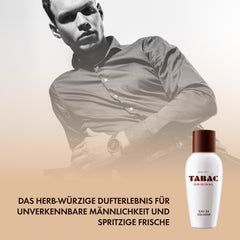 Tabac Original eau de cologne splash on skin evokes casual confident presence.