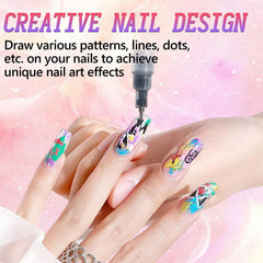 Tabriyot nail art pens used on mugs, cards, and glass for DIY crafts