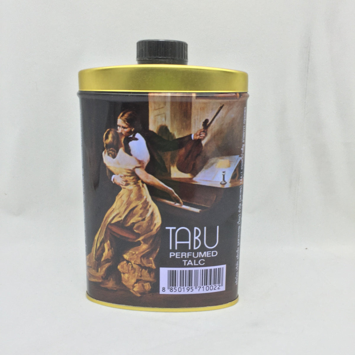 TABU Perfumed Talc Powder Dana for face and body use with delicate fragrance.
