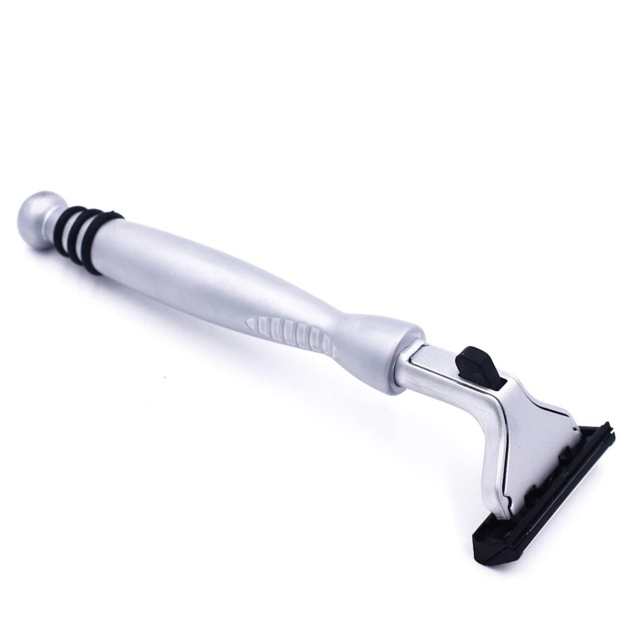 Taconic Shave lubricating-strip close-up highlights glide and reduced tugging
