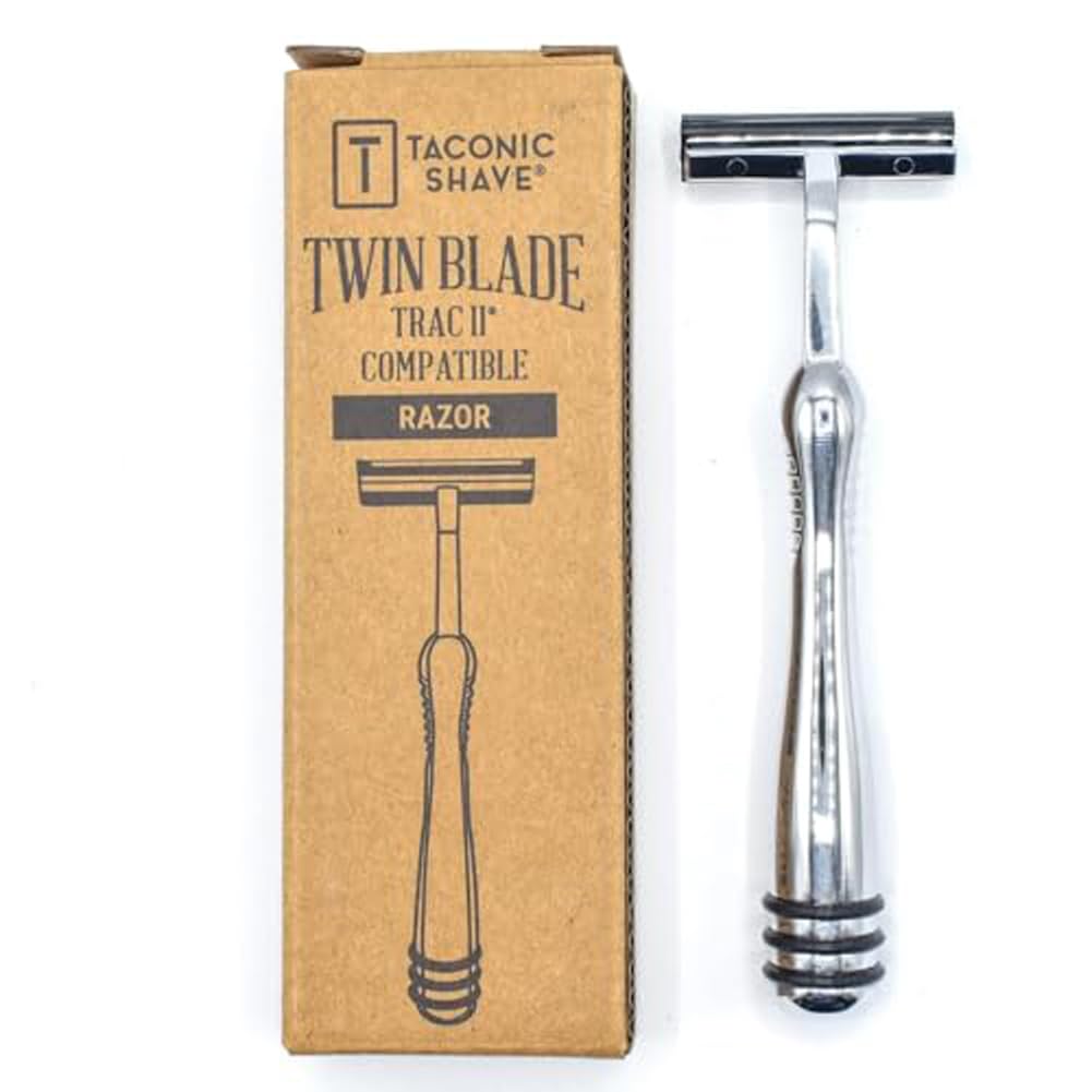 Taconic Shave 4.9-inch, 3-ounce heavyweight razor for stable, controlled shaving