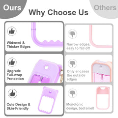 taessv touchland case keychain clip shows hands-free access