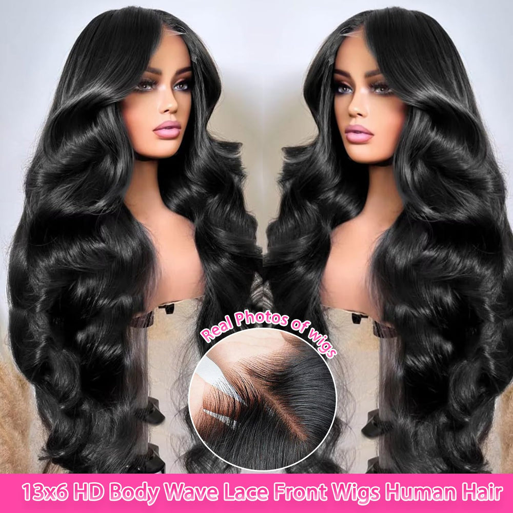 TAFCUK 13x6 HD lace front closure enables natural parting options.