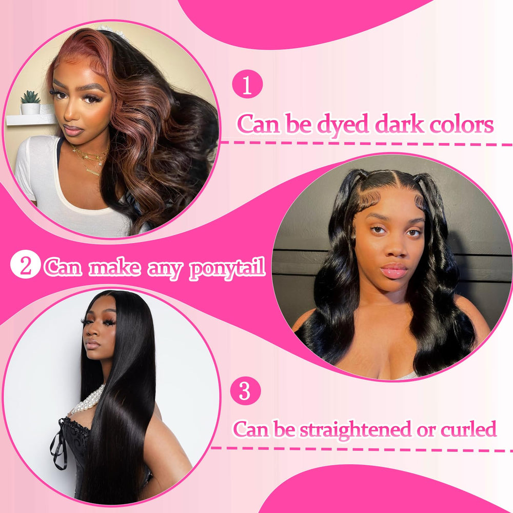 TAFCUK ear-to-ear lace frontal supports flexible middle or side parts.