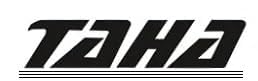 Taha razor refills lubricating strip close-up for smooth glide and skin protection.