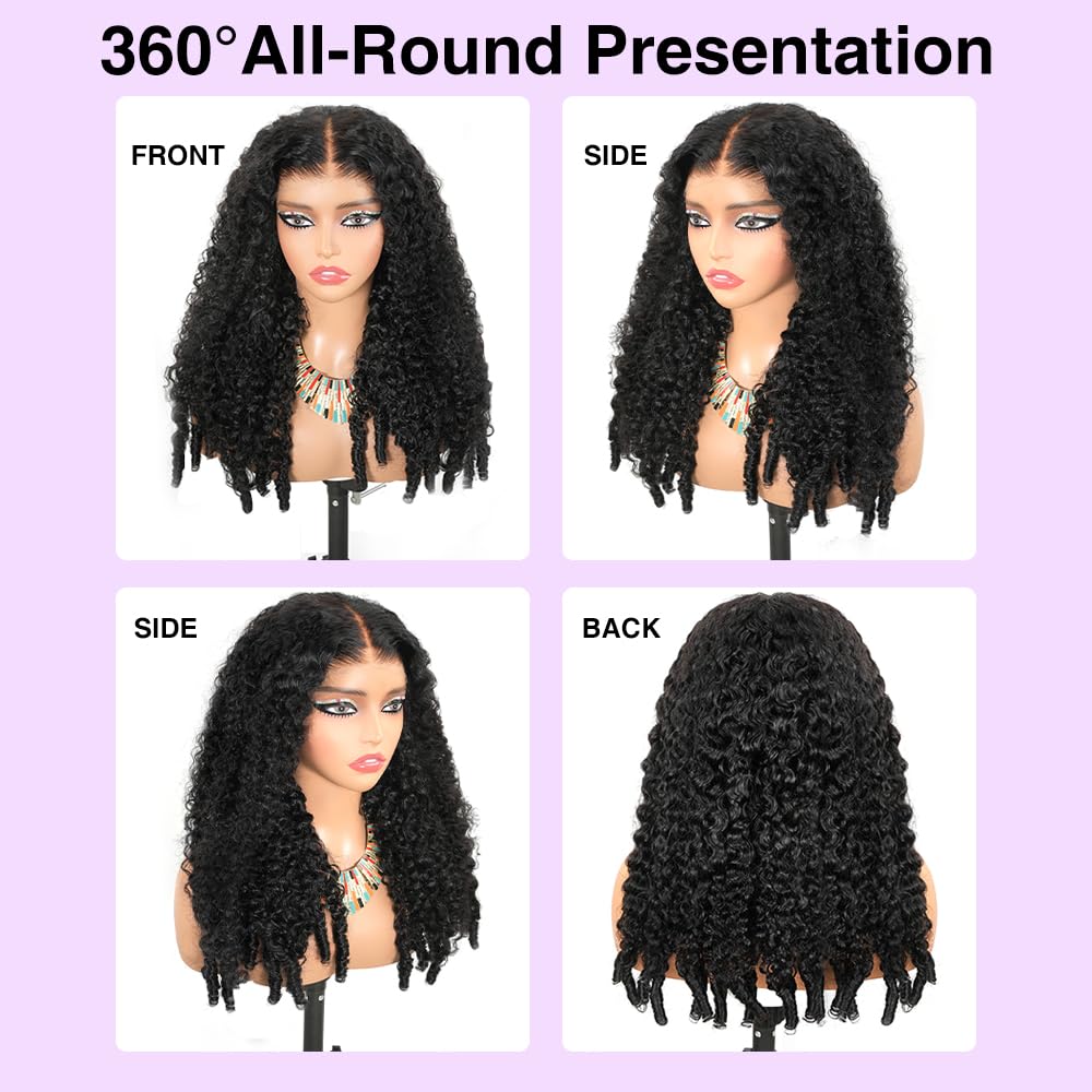 Tahikie invisible lace blend wig for seamless scalp appearance